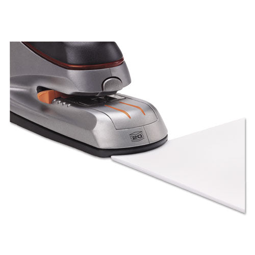 Optima 20 Electric Stapler, 20-sheet Capacity, Silver.