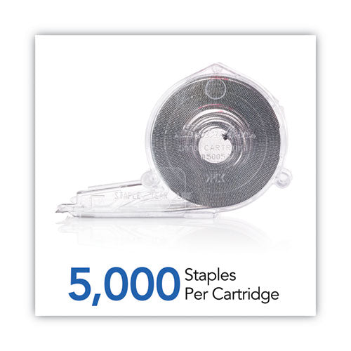 Cartridge Staples, 0.25" Leg, 0.5" Crown, Steel, 5,000/box.