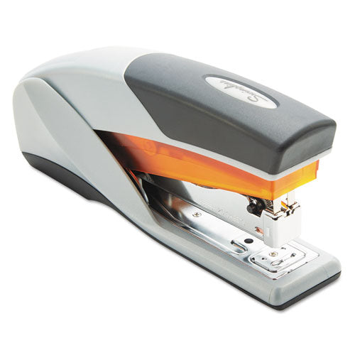 Optima 25 Reduced Effort Stapler, 25-sheet Capacity, Gray/orange.