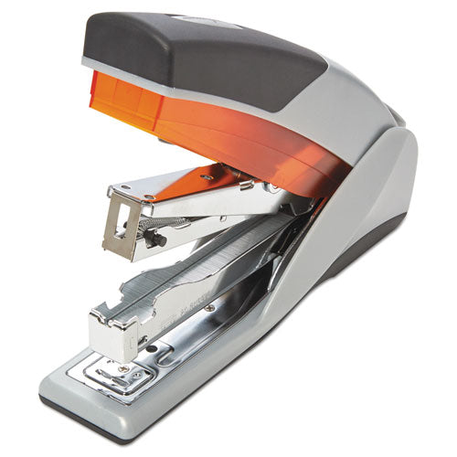 Optima 25 Reduced Effort Stapler, 25-sheet Capacity, Gray/orange.