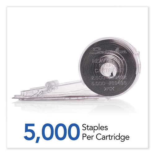 Cartridge Staples, 0.38" Leg, 0.5" Crown, Steel, 5,000/box.