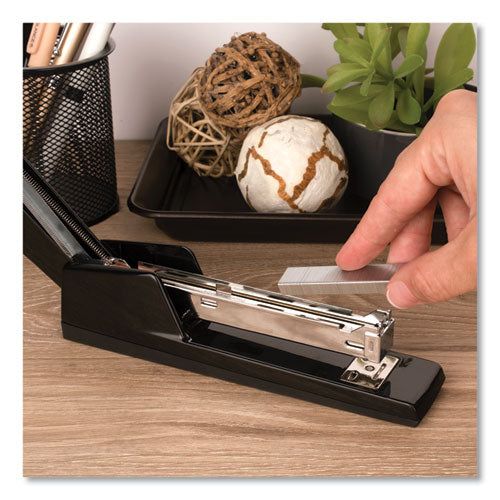 747 Classic Full Strip Stapler, 30-sheet Capacity, Black.