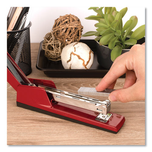 747 Classic Full Strip Stapler, 30-sheet Capacity, Lipstick Red.