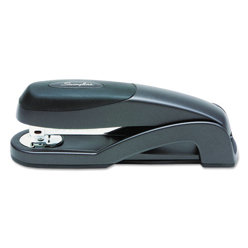 Optima Full Strip Desk Stapler, 25-sheet Capacity, Graphite Black.