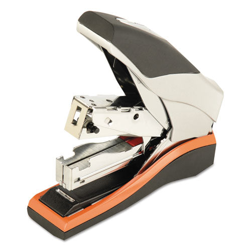 Optima 40 Compact Stapler, 40-sheet Capacity, Black/silver/orange.