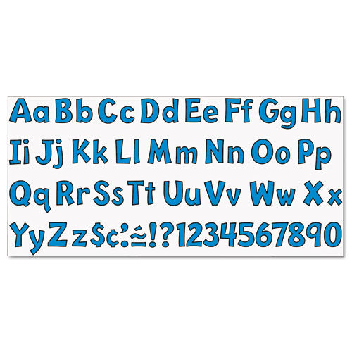 Ready Letters Playful Combo Set, Blue, 4"h, 216/set.