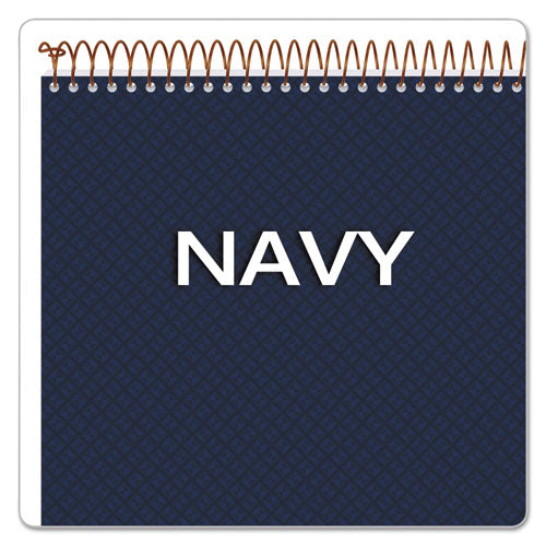 Gold Fibre Wirebound Project Notes Pad, Project-management Format, Navy Cover, 70 White 8.5 X 11.75 Sheets.