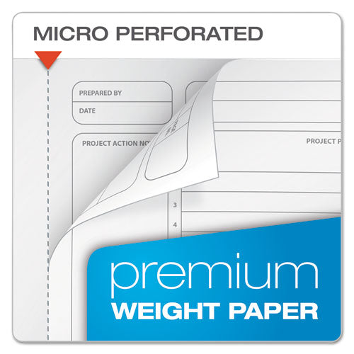 Gold Fibre Wirebound Project Notes Book, 1-subject, Project-management Format, Green Cover, (84) 9.5 X 7.25 Sheets.