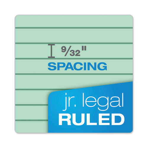 Prism + Colored Writing Pads, Narrow Rule, 50 Pastel Green 5 X 8 Sheets, 12/pack.