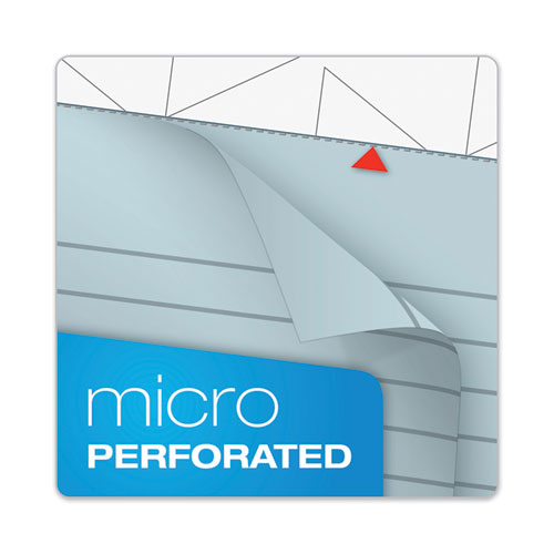 Prism + Colored Writing Pads, Wide/legal Rule, 50 Pastel Blue 8.5 X 11.75 Sheets, 12/pack.
