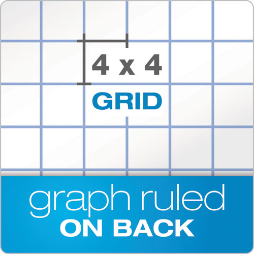 Docket Gold Planning Pads, Project-management Format, Quadrille Rule (4 Sq/in),40 White 8.5 X 11.75 Sheets, 4/pack