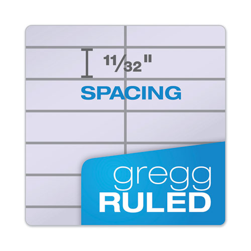Prism Steno Pads, Gregg Rule, Orchid Cover, 80 Orchid 6 X 9 Sheets, 4/pack.