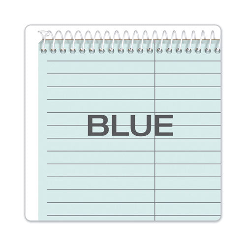 Prism Steno Pads, Gregg Rule, Blue Cover, 80 Blue 6 X 9 Sheets, 4/pack.