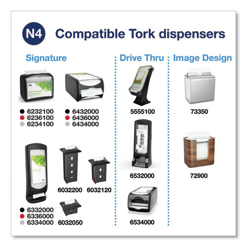 Xpressnap Interfold Dispenser Napkins, 2-ply, 6.5 X 8.5, White, 500/pack, 12 Packs/carton