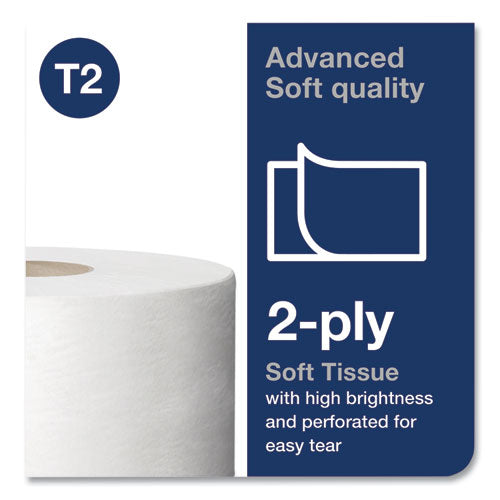 Advanced Jumbo Bath Tissue, Septic Safe, 2-ply, White, 3.48" X 751 Ft, 12 Rolls/carton.