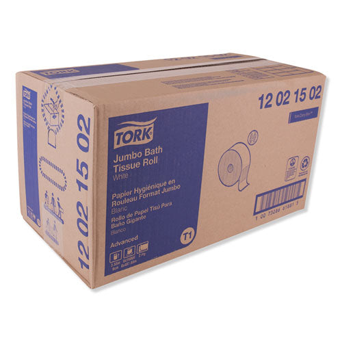 Advanced Jumbo Bath Tissue, Septic Safe, 2-ply, White, 3.48" X 1,600 Ft, 6 Rolls/carton.