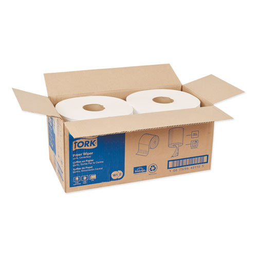 Paper Wiper, Centerfeed, 2-ply, 9 X 13, White, 800/roll, 2 Rolls/carton.