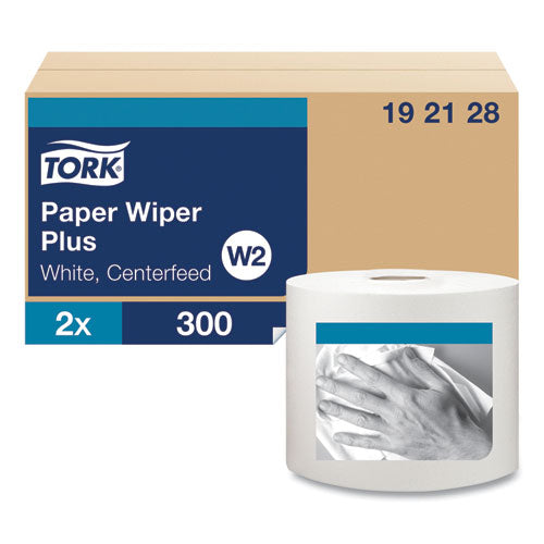 Paper Wiper Plus, 9.8 X 15.2, White, 300/roll, 2 Rolls/carton.