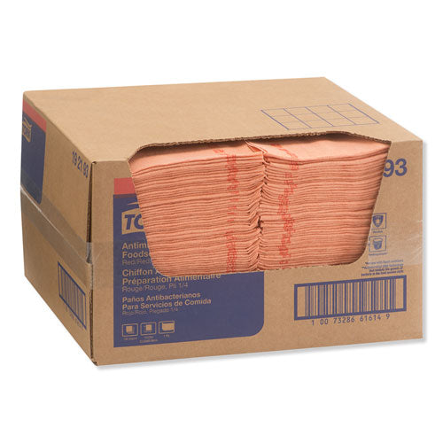 Foodservice Cloth, 13 X 24, Red, 150/carton.