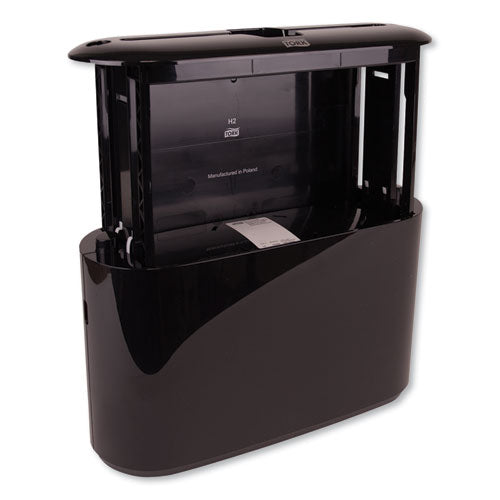 Xpress Countertop Towel Dispenser, 12.68 X 4.56 X 7.92,Black