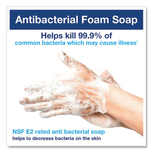 Premium Antibacterial Foam Soap, Unscented, 1 L, 6/carton.