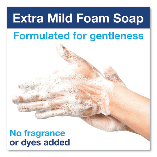 Premium Extra Mild Foam Soap, Sensitive Skin, Unscented, 1 L, 6/carton.