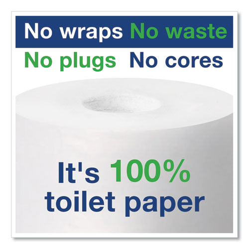 Advanced High Capacity Bath Tissue, Septic Safe,2-ply, Coreless, White, 1,000 Sheets/roll, 36 Rolls/carton