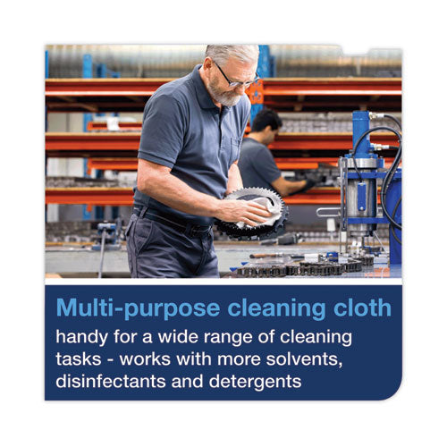 Industrial Cleaning Cloths, 1-ply, 16.34 X 14, Gray, 210 Wipes/box.