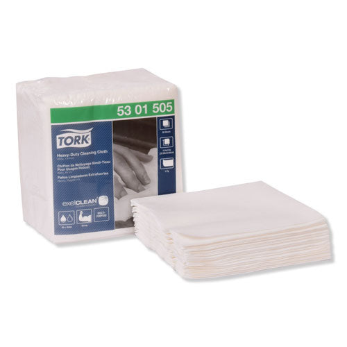 Heavy-duty Cleaning Cloth, 12.6 X 13, White, 50/pack, 6 Packs/carton.