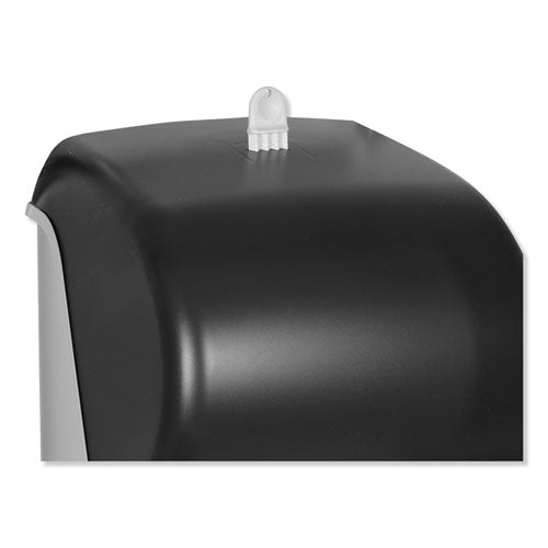 Hand Towel Roll Dispenser, 12.94 X 9.25 X 15.5, Smoke.