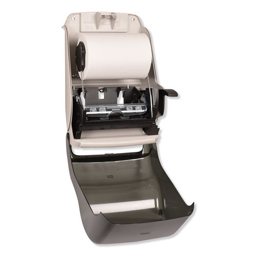 Hand Towel Roll Dispenser, 12.94 X 9.25 X 15.5, Smoke.