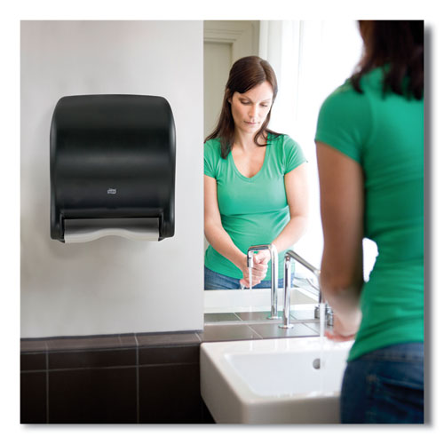 Hand Towel Dispenser, Electronic, 11.78 X 9.12 X 14.39, Translucent Smoke.