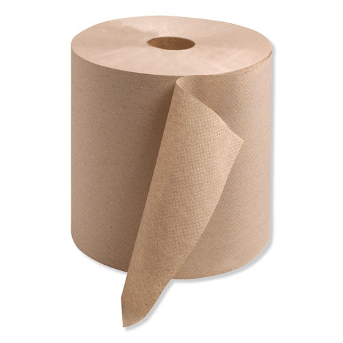 Hardwound Roll Towel, 1-ply, 7.88" X 1,000 Ft, Natural, 6 Rolls/carton.