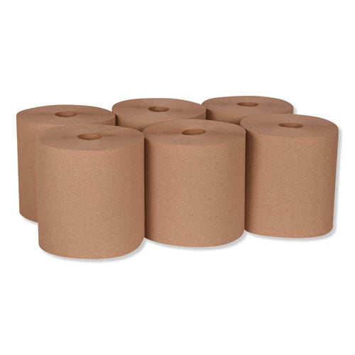 Universal Hand Towel Roll, 1-ply, 7.88" X 800 Ft, Natural, 6 Rolls/carton.