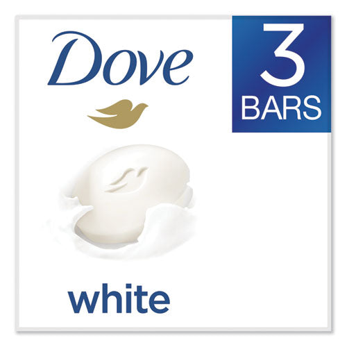 White Beauty Bar, Light Scent, 3.17 Oz, 12/carton.