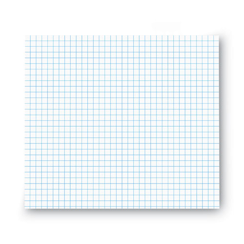 Quadrille-rule Glue Top Pads, Quadrille Rule (4 Sq/in), 50 White 8.5 X 11 Sheets, Dozen.