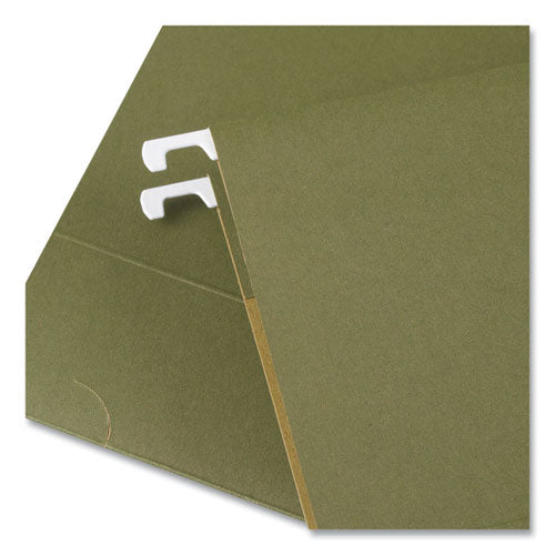 Hanging File Folders, Legal Size, 1/5-cut Tabs, Standard Green, 50/carton.
