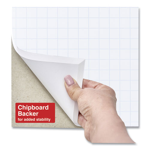 Easel Pads/flip Charts, Quadrille Rule (1 Sq/in), 27 X 34, White, 50 Sheets, 2/carton.