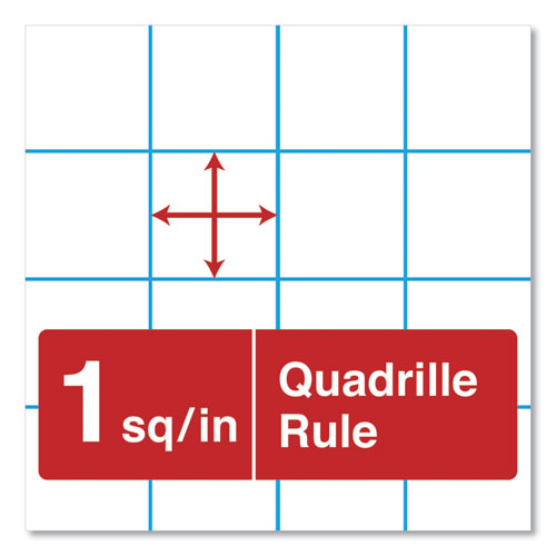 Easel Pads/flip Charts, Quadrille Rule (1 Sq/in), 27 X 34, White, 50 Sheets, 2/carton.