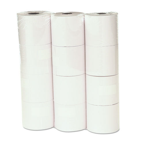 Impact And Inkjet Print Bond Paper Rolls, 0.5" Core, 2.25" X 130 Ft, White, 12/pack
