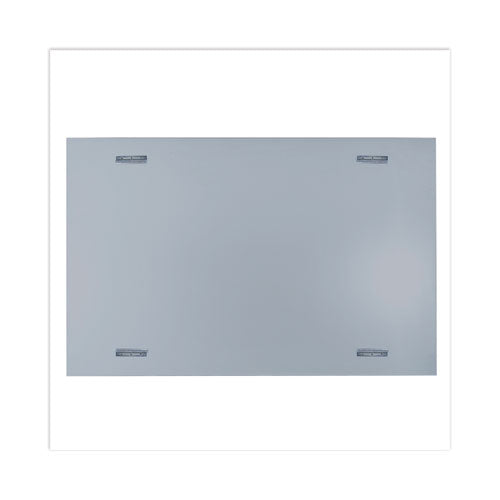 Frameless Magnetic Glass Marker Board, 72 X 48, White Surface