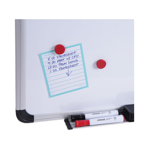 Magnetic Steel Dry Erase Marker Board, 48 X 36, White Surface, Aluminum/plastic Frame.