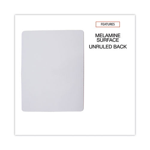 Lap/learning Dry-erase Board, Unruled, 11.75 X 8.75, White Surface, 6/pack.