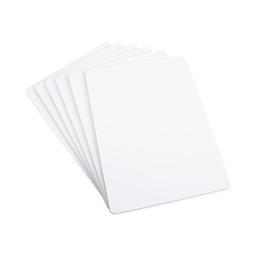 Lap/learning Dry-erase Board, Unruled, 11.75 X 8.75, White Surface, 6/pack.