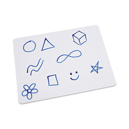 Lap/learning Dry-erase Board, Unruled, 11.75 X 8.75, White Surface, 6/pack.