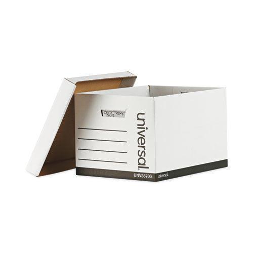 Medium-duty Lift-off Lid Boxes, Letter/legal Files, 12" X 15" X 10", White, 12/carton.