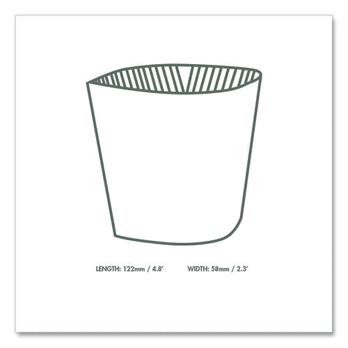 Kraft Hot Cup Sleeves, Compostable, Fits Vegware 89-series Hot Cups, Kraft, 1,000/carton.