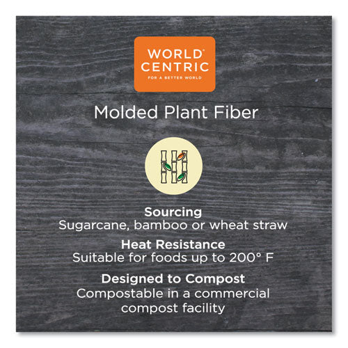 Fiber Plates, 7" Dia, Natural, 1,000/carton.