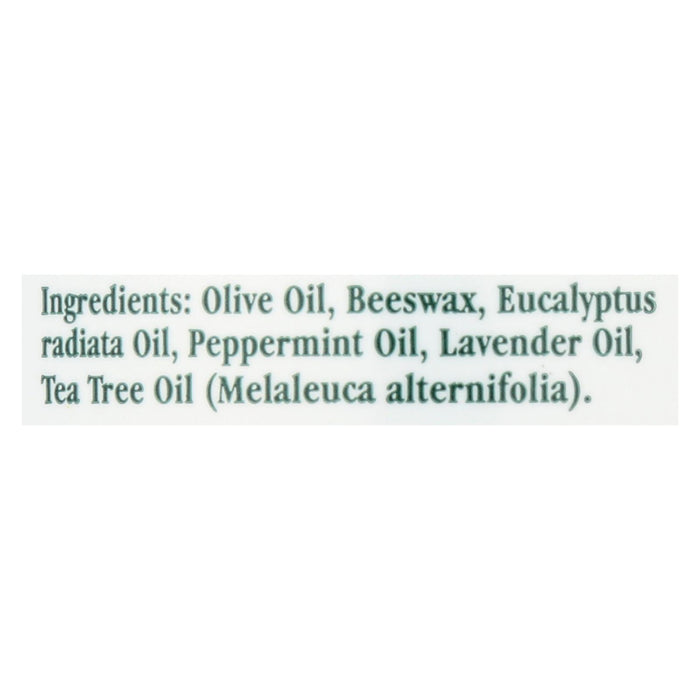 Tea Tree Therapy- Eucalyptus Chest Rub Eucalyptus Australiana Lavender Peppermint And Tea Tree Oil - 2 Oz