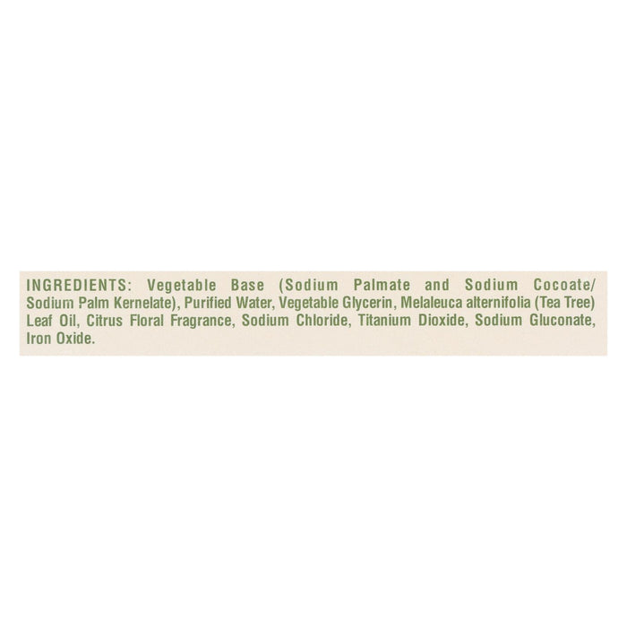 Tea Tree Therapy Vegetable Base Soap With Tea Tree Oil -3.9 Oz